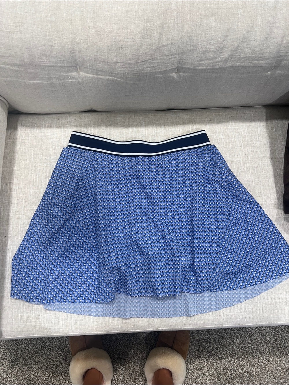 Peter Millar Navy and Blue Skirt